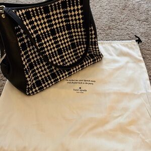 Kate Spade Black and White Tote Bag
